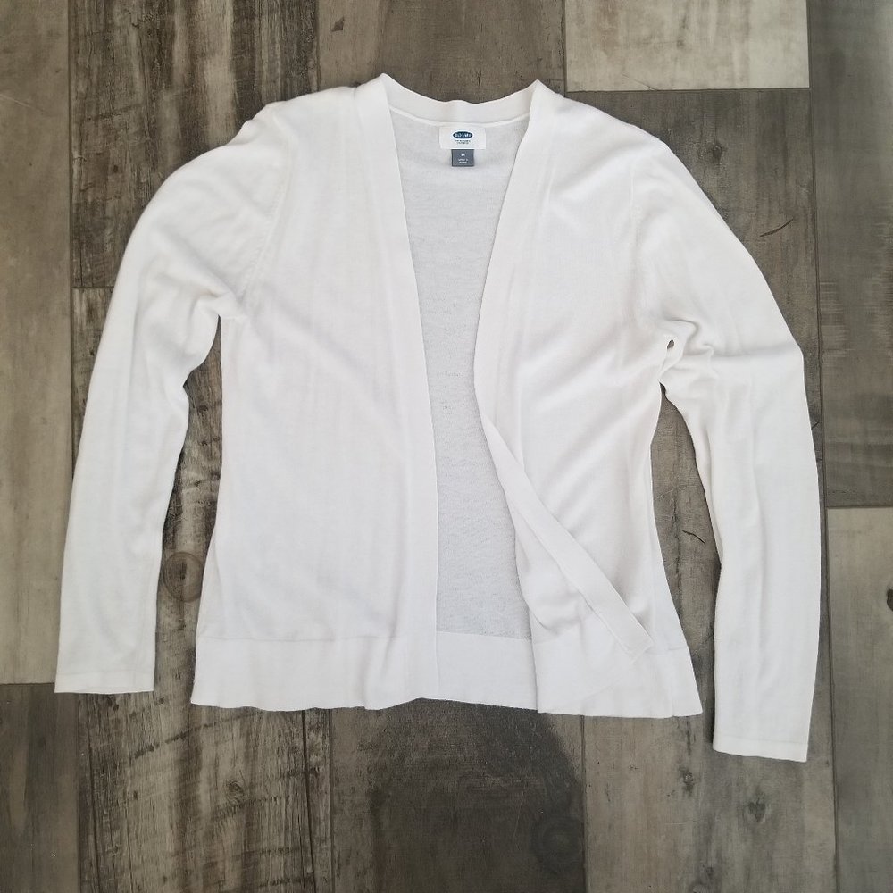 Old Navy White Cardigan